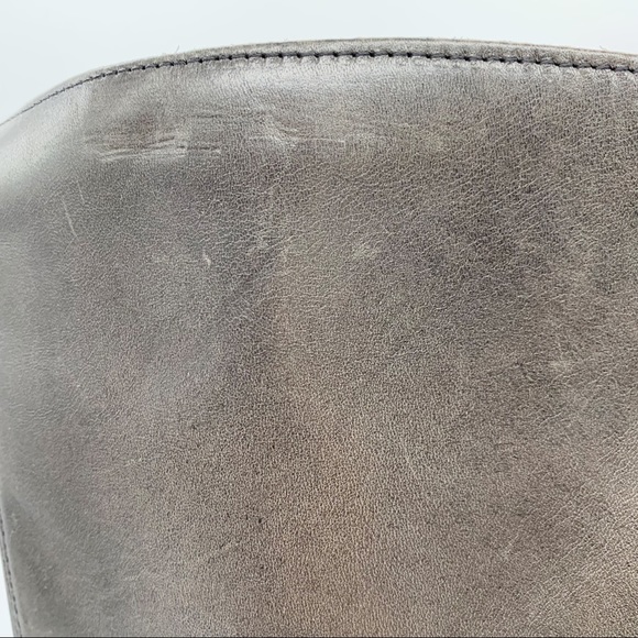 Born Leather Knee High Riding Boots in Olive Taupe Size 6.5M - Picture 12 of 14